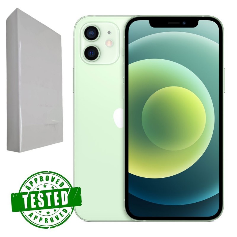 IPHONE 12 256 GB GREEN - PRE OWNED GRADE A/A+ (SCATOLA + CAVO LIGHTNING USB-C) - 12 MESI DI GARANZIA