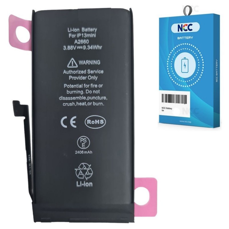 NCC Compatible Battery for Apple iPhone 13 Mini A2628 A2481 A2626 A2629 A2630 | ZY Taiwan Chip