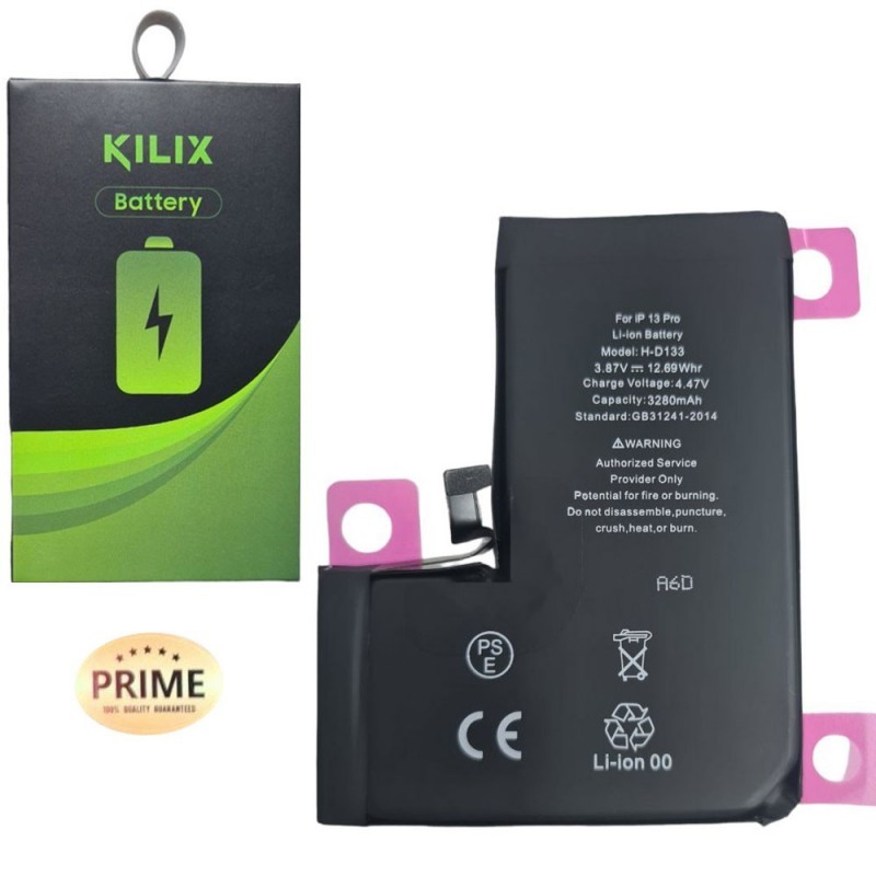 KILIX PRIME Battery Compatible for Apple iPhone 13 Pro - 3280mAh