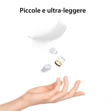 JVC HA-Z66T-WE True Wireless Bluetooth In-Ear Headphones Gumy Mini Earphone White