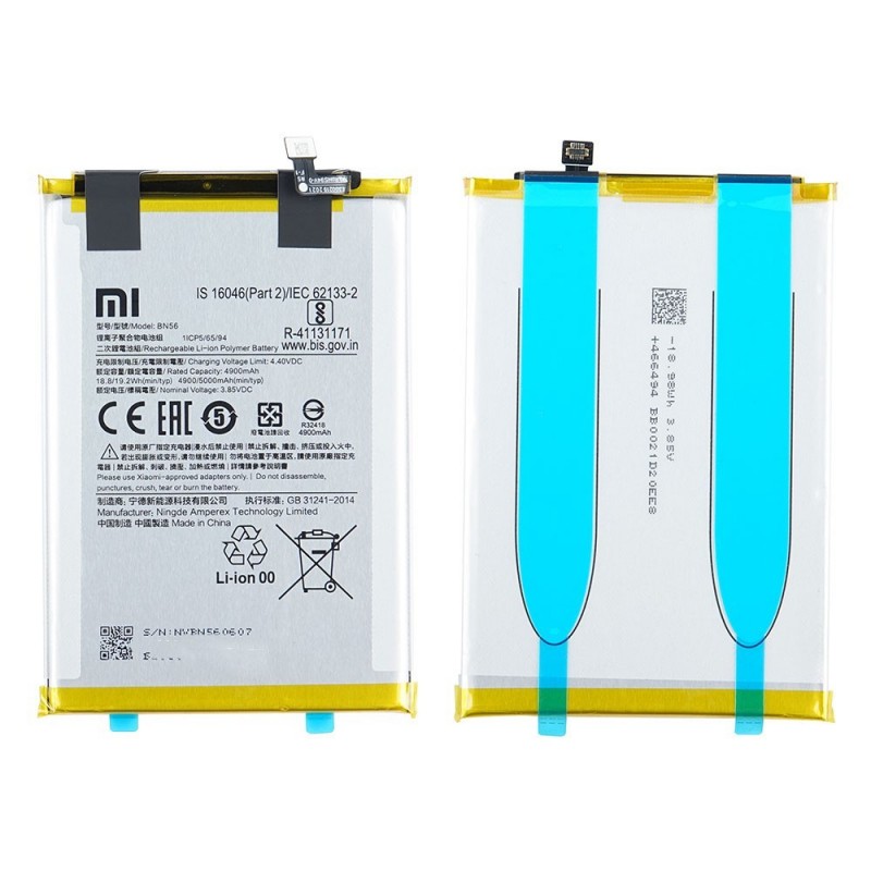 Xiaomi Service Pack Original BN56 Battery for Redmi 9A / Redmi 9C / Poco M2 / Redmi 9AT / Redmi A1