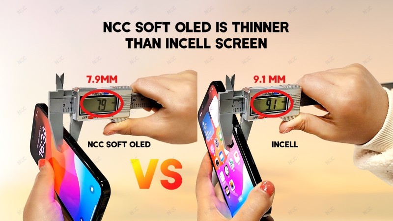 Display LCD NCC SOFT OLED COF Per Apple iPhone Xs