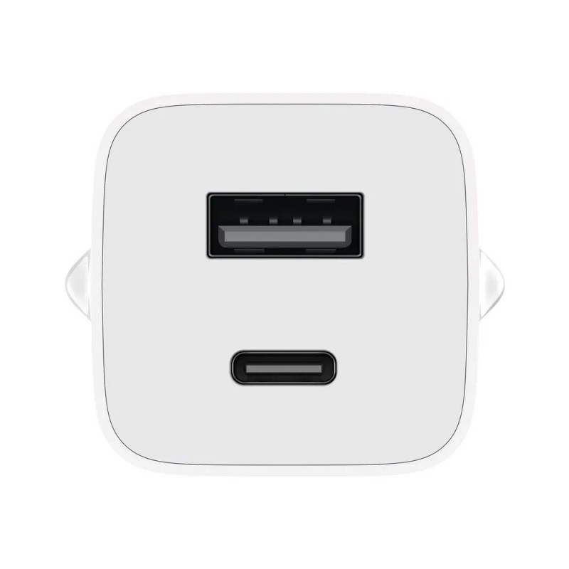 Xiaomi Gan Charger 65W Caricabatteria due Porte USB-A e USB-C + Cavo USB-C to USB-C | AD652GEU Bianco