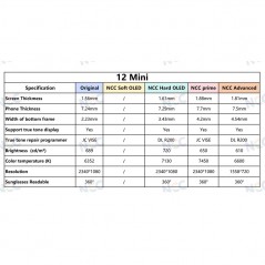 Photo of Display LCD NCC PRIME INCELL COF 1:1 FHD Per Apple iPhone 12 Mini - NCC