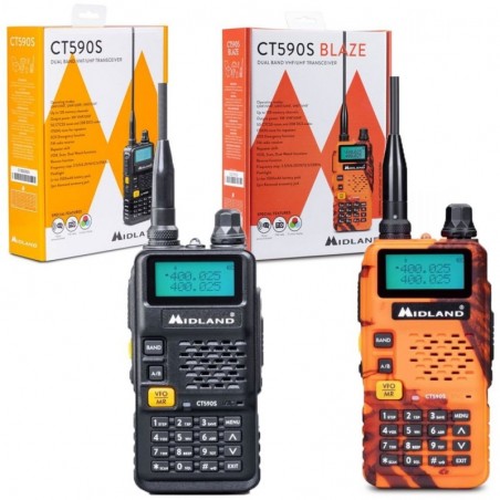 Acquista MIDLAND CT590S RADIO RICETRASMETTITORE DUAL BAND VHF/UHF PORTATILE CON DISPLAY LCD BATTERIA INTEGRATA RICONDIZIONATO in