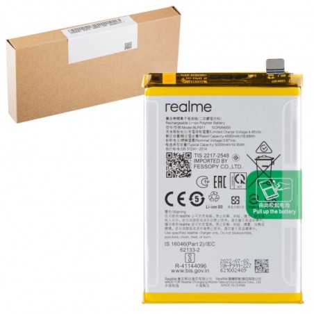 Discover Realme Service Pack Batteria BLP911 Originale per 9 Pro | RMX3471, RMX3472 details