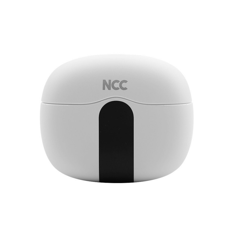 NCC Bluetooth Headset S56 TWS Headphones ENC Clear Calls Smart Display Audio HIFI | White