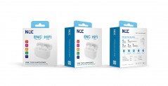 Discover NCC Auricolare Bluetooth S68 Cuffie TWS ENC Clear Calls Audio HIFI | Bianco details