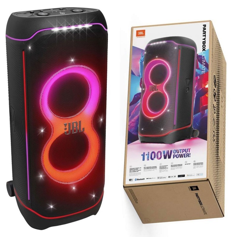 JBL PARTYBOX ULTIMATE 1100 Bluetooth Speaker Portable Speaker with Light Effects IPX4