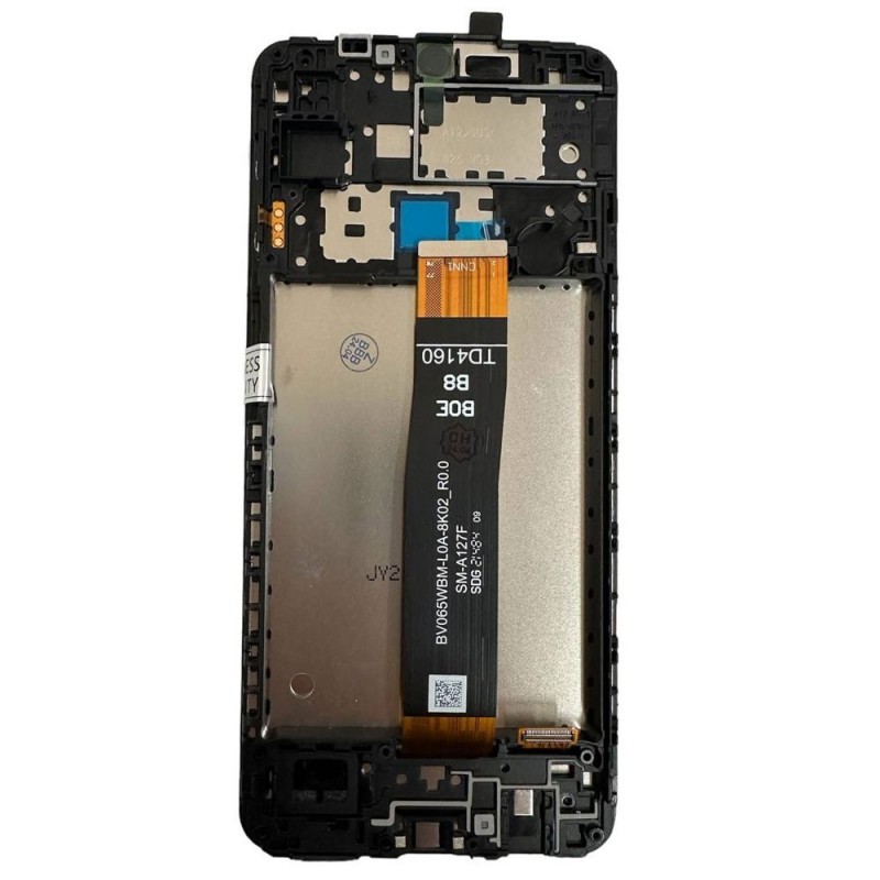 Display LCD PARI ORIGINALE + Frame Per Samsung Galaxy A12 2021 SM-A127 | FLAT NERA BOE B8 / BOE B6 SM-A127F