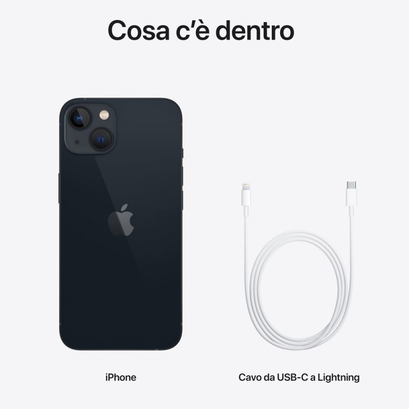 IPHONE 13 256 GB MIDNIGHT - PRE OWNED GRADE A/A+ (SCATOLA + CAVO LIGHTNING USB-C) - 12 MESI DI GARANZIA IPHONE 13 256 GB MIDNIGHT - PRE OWNED GRADE A/A+ (SCATOLA + CAVO LIGHTNING USB-C) - 12 MESI DI GARANZIA