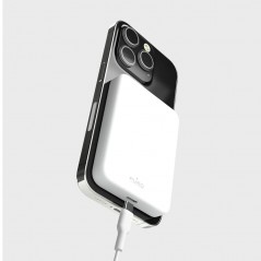 Puro MINI POWER MAG Power Bank Wireless MagSafe 4200mAh + Cavo Usb-c to Usb-c Per iPhone