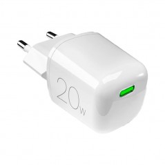 Puro MINIPRO 20W USB-C Fast Charger Power Delivery GaN | White