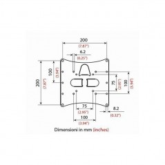 Acquista BRAVO Supporto fisso da parete Staffa LCD10 Attacco Universale da 23" a 40" Pollici | Nero in vendita