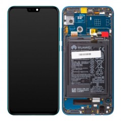 Huawei SERVICE PACK Display LCD ORIGINALE + Frame e Batteria Per HONOR 9X LITE | Verde