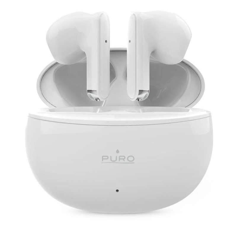PURO Auricolare Bluetooth 5.0 Stero PLAY 2 True Wireless Compatti Con Cavo di Ricarica Incluso Bianco PURO Auricolare Bluetooth 5.0 Stero PLAY 2 True Wireless Compatti Con Cavo di Ricarica Incluso Bianco