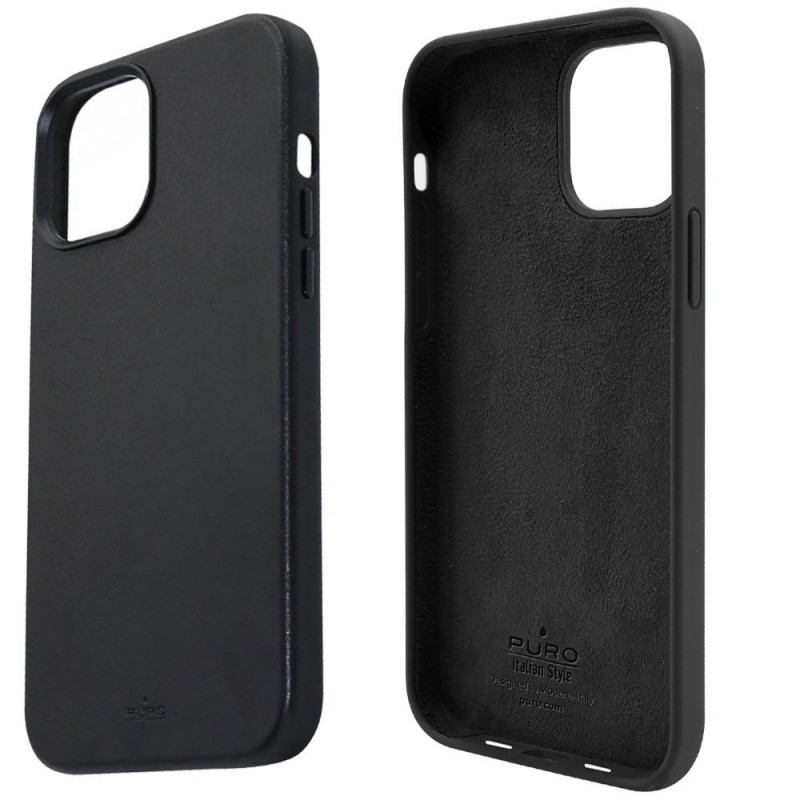 SKY Leather Effect Case for iPhone 12 Pro Max | Black