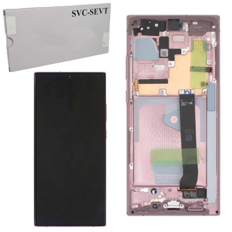 Samsung Service Pack Original LCD Display + Frame For Galaxy Note 20 Ultra 4G 5G N986 N985 NO CAM | BRONZE