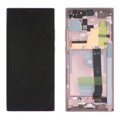 Samsung Service Pack Original LCD Display + Frame For Galaxy Note 20 Ultra 4G 5G N986 N985 NO CAM | BRONZE