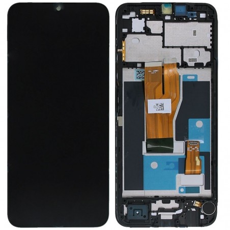 Realme SERVICE PACK Display LCD ORIGINALE + Frame Per C33 2022 RMX3624 | Nero