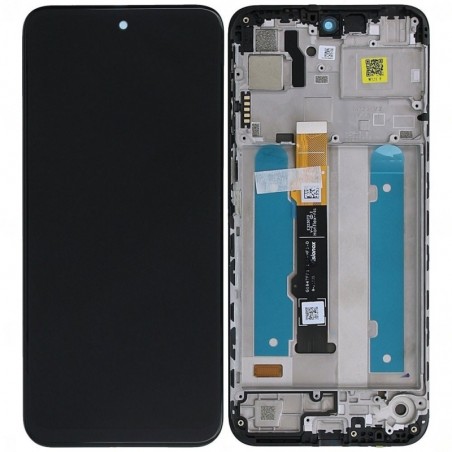 Motorola Service Pack Original LCD Display + Frame for Moto G31 XT2173 | Black