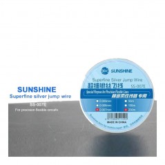 Acquista SUNSHINE SS-007E Bobina di Argento 0.007MM Filo Per Jump Wire Saldature | 200M su Smartness