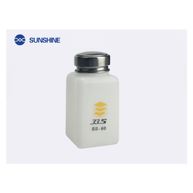 SUNSHINE SS-60 ESD Isopropyl Alcohol Container Bottle | 200ml