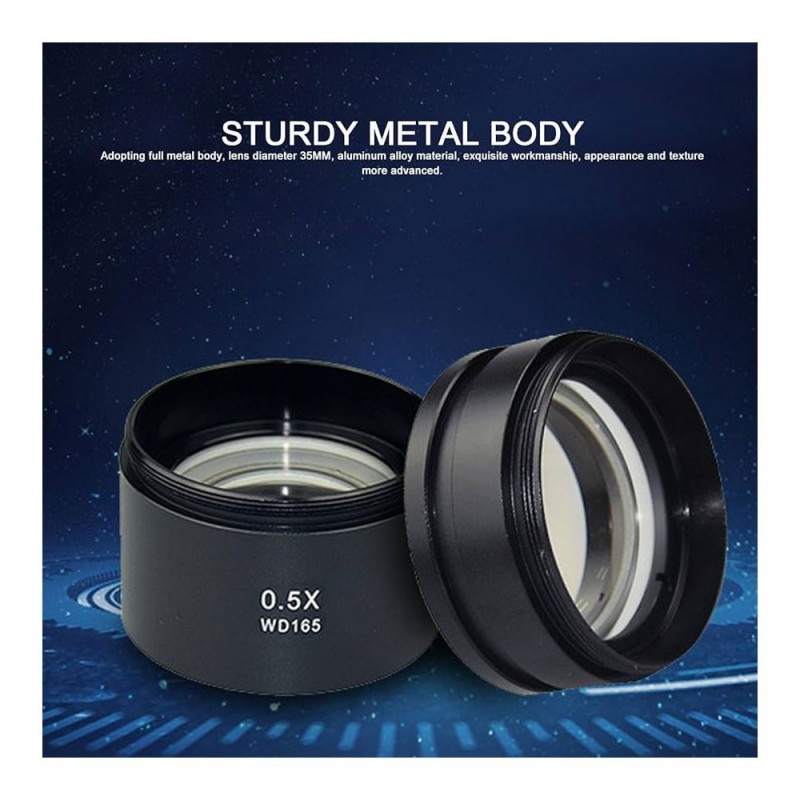 RELIFE M-21 Obiettivo Ausiliario 0,5x Lente Microscopio