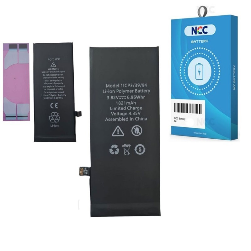 NCC Compatible Battery for Apple iPhone 8 | ZY Taiwan Chip - 1821mAh A1863 A1905 A1906