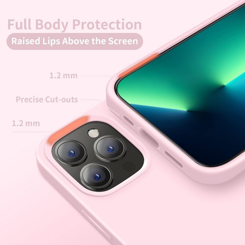 NCC Custodia Protettiva in Silicone Cover Soft Touch Per Apple iPhone 11 Pro | Rosa Sabbia