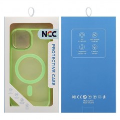 Discover NCC A0004 Golden Shield Frosted Three-in-One Magnetic Suction Protective Case For Apple iPhone 13 Pro Max Matcha Green 