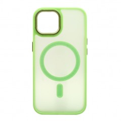 Photo of NCC A0004 Golden Shield Frosted Three-in-One Magnetic Suction Protective Case For Apple iPhone 13 Pro Max Matcha Green 