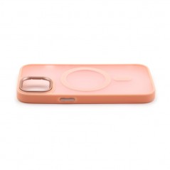 Photo of NCC A0004 Golden Shield Frosted Three-in-One Magnetic Suction Protective Case For Apple iPhone 13 Pro Max Pink - NCC