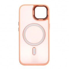 Discover NCC A0004 Golden Shield Frosted Three-in-One Magnetic Suction Protective Case For Apple iPhone 14 Pro Pink details
