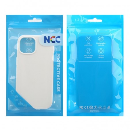 Scopri NCC Custodia Protettiva in Silicone Cover Soft Touch Per Apple iPhone 14 | Bianco in dettaglio