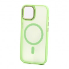 Photo of NCC A0004 Golden Shield Frosted Three-in-One Magnetic Suction Protective Case For Apple iPhone 11 Pro Max Matcha Green 