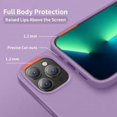 Compra NCC Custodia Protettiva in Silicone Cover Soft Touch Per Apple iPhone 14 Pro Max | Viola online