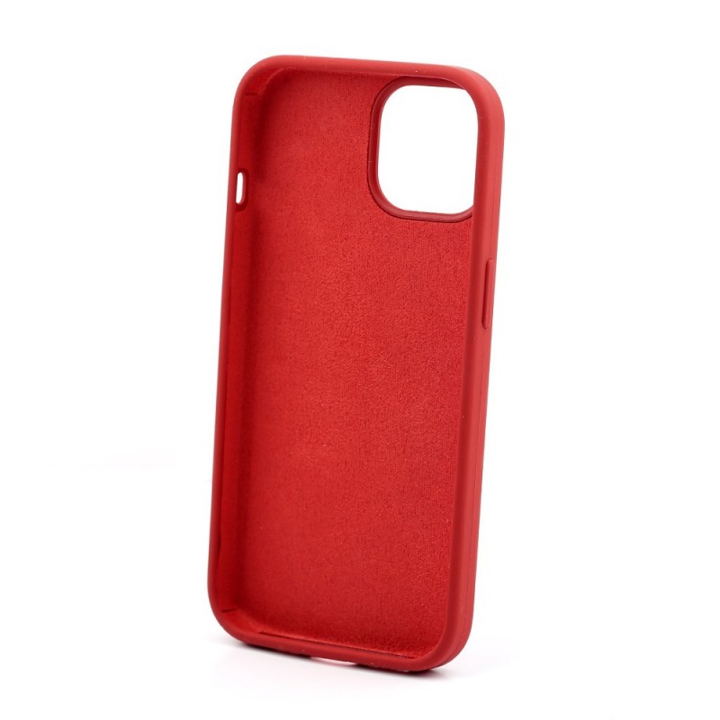 NCC Custodia Protettiva in Silicone Cover Soft Touch Per Apple iPhone 14 Pro Max | Rosso Carminio