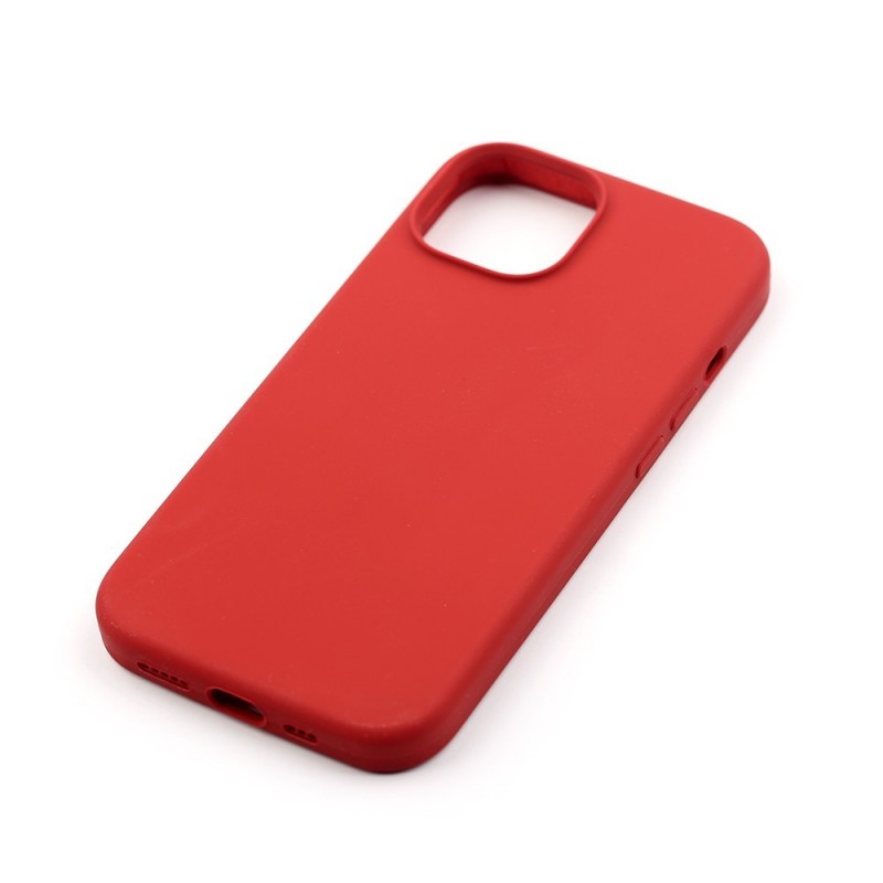 NCC Soft Touch Silicone Protective Case for Apple iPhone 13 Pro | Carmine Red