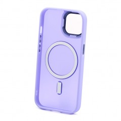 Discover NCC A0004 Golden Shield Frosted Three-in-One Magnetic Suction Protective Case For Apple iPhone 14 Taro Purple details