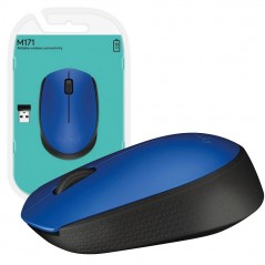 Acquista Logitech M171 Mouse Ambidestro RF Wireless Ottico 1000 DPI | BLU/NERO su Smartness