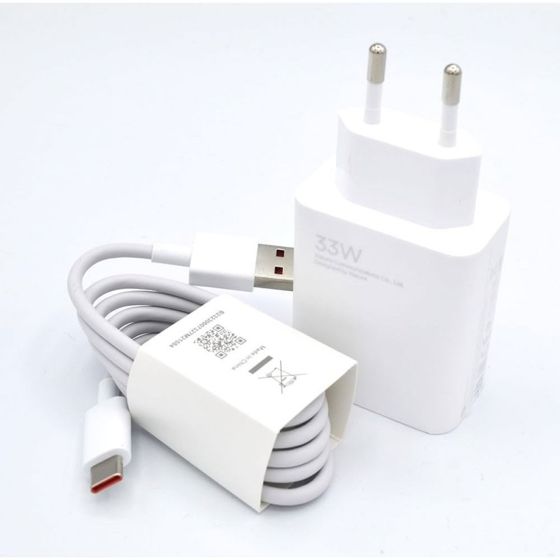 Original Xiaomi MDY-11-EZ Charger + 1-meter Quick Charge 33W Cable | BULK