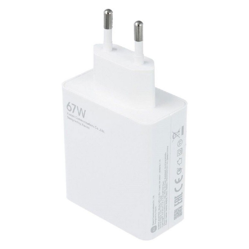 Xiaomi MDY 12-EH Caricabatterie Originale + Cavo 1 Metro Quick Charge 67W | BULK