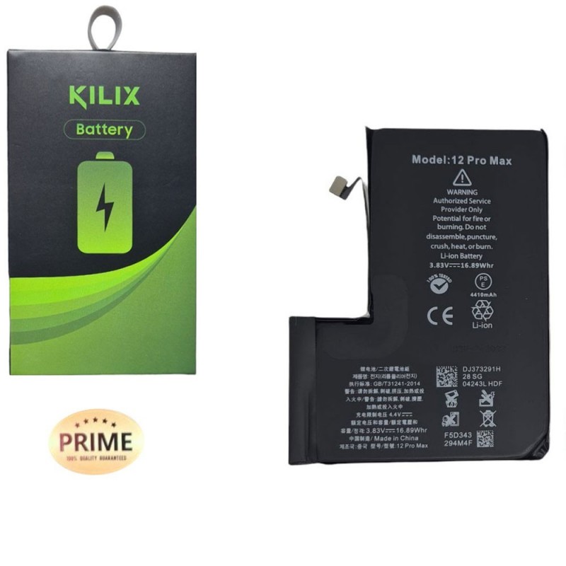 KILIX PRIME Battery Compatible for Apple iPhone 12 Pro Max - 4240mAh