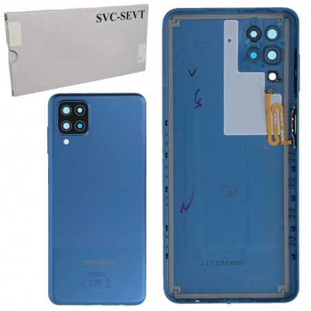 Acquista Samsung Back Cover Originale Service Pack con Camera Frame per Galaxy A12 SM-A125 A127 | BLUE su Smartness