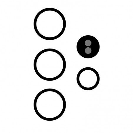 Photo of Vetro Per Fotocamera Posteriore SLIM completo di Biadesivo 3M per Samsung S21 Ultra - PRC