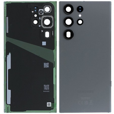  Samsung Back Cover Original Service Pack for Galaxy S23 Ultra SM-S918B Graphite