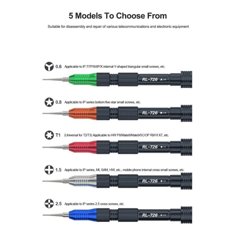 RELIFE RL-726A 3D Precision Screwdriver Set