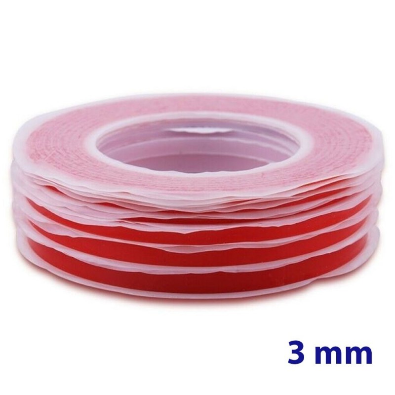 3M Double Sided Tape Red 3MM