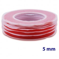 3M Double Sided Tape Red 5MM